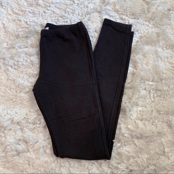 Splendid Black Cotton Leggings - Size Small - Picture 1 of 4